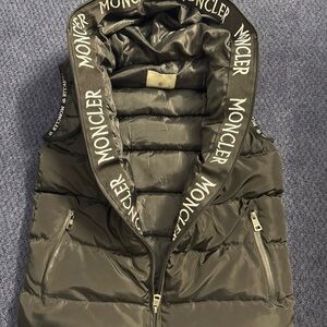 Moncler Dark Gray Puffer Vest